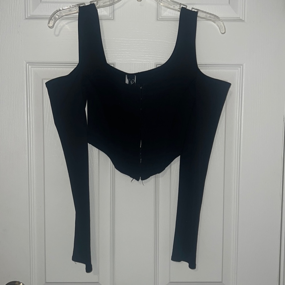 Black corset top